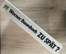 Zu Spät von Werner Baumbach Gebundene Ausgabe Zustand Gut Motorbuch Verlag