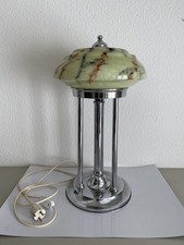 art deco Tisch Lampe alt antik Säulenfuß