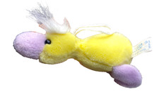 Nici Ente Gelb Lila 15cm Plüsch Tier rarität Kuscheltier Stofftier altes Design