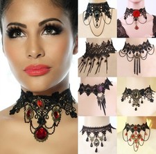 Spitze Choker Gothic Dirndl