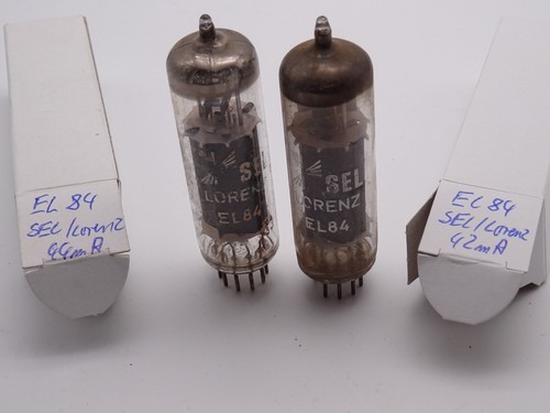 El84 sel lorenz röhren - 2x,