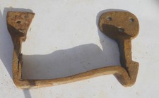 altes GEGENSTÜCK KRAMPE für altes Kastenschloss Schlossfalle  zum anschrauben Fe