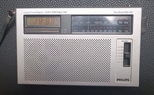 Radio, Philips Clock Portable 100, Tragbares Transistorradio, Vintage