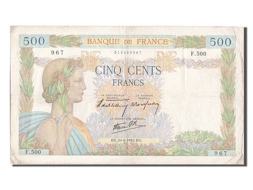 Geldschein frankreich 500 - geldschein,,