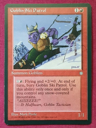 Goblin ski patrol magic - "goblin,