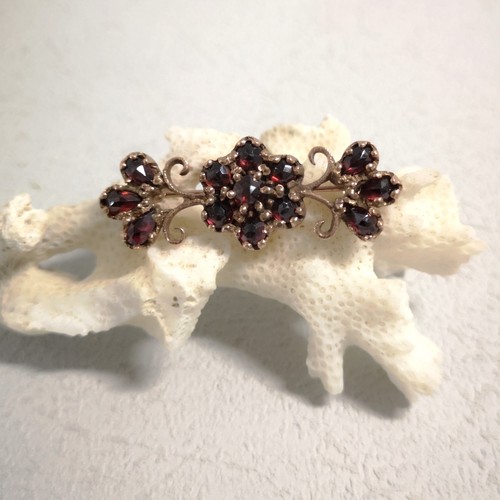 Granatschmuck brosche granat - granatschmuck,