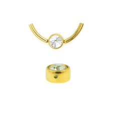 Gold flatback klemm kugel mit - flatback,