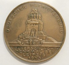 Original alte Bronze Medaille