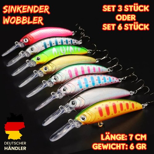 Sinkender wobbler kunstköder - sinkender,