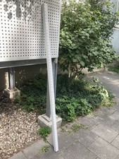 IKEA Ivar Regalsystem grau lackiert, IVAR Eckpfosten, Kiefer, 179 cm