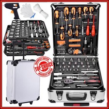 Alu Werkzeugkoffer Werkzeug Set -Werkzeugkiste Werkzeugkasten Box Trolley