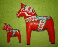 2 x original Dala Pferd *