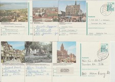 Sammlung mit 178 verschiedenen Bildpostkarten Bund aus 1979