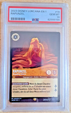 Disney Lorcana Rapunzel 18/204 Legendary EN PSA 10 ERROR GRADED DE