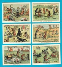 CATS OF LOUIS WAIN - SET OF 6