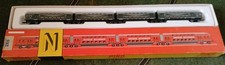 DDR Spielzeug Piko  Eisenbahn Spur N  Doppelstockwagen 4 teilig der DR