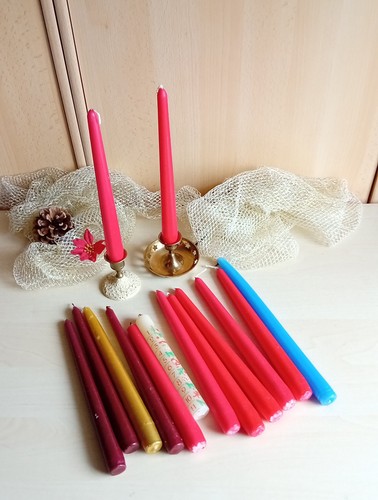 Messing leuchter kerzen - 2,