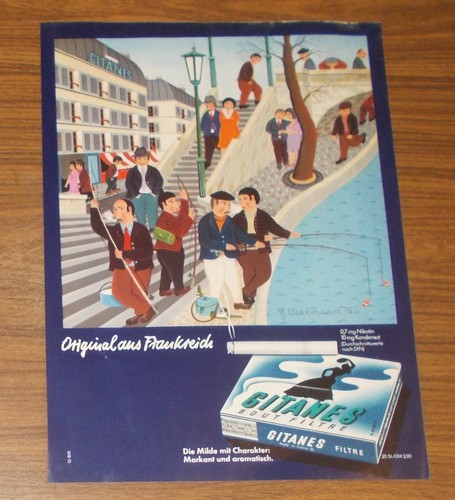 Seltene werbung gitanes - seltene,