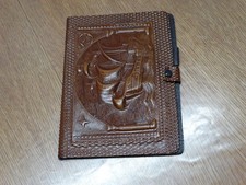 Alte antike Ledermappe A5