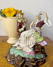 Porzellan figur rokoko paar - figur,