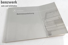 Mercedes W124 Betriebsanleitung Bedienungsanleitung 1245843782 ✔️