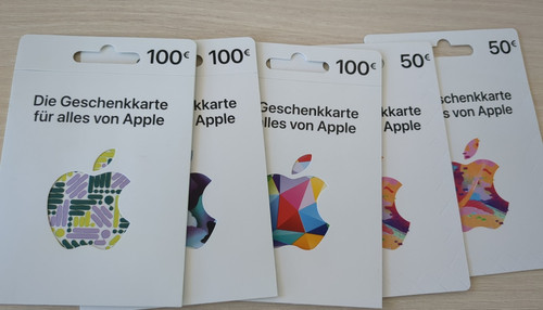 Apple geschenkkarten gutschein - geschenkkarten,