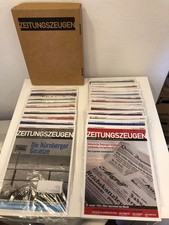 Zeitungszeugen Komplett 1. Auflage 1 - 96 in 4 Sammel-Schubern größtenteils NEU