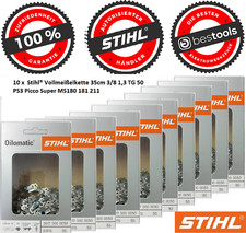 10x Stihl Vollmeißelkette