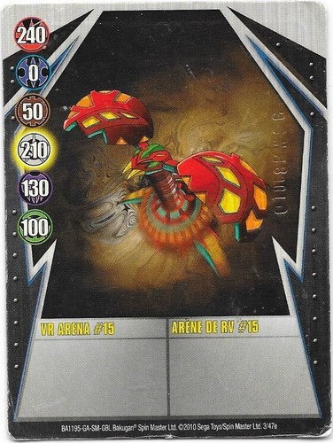 Bakugan karte 2010 vr - 2010,