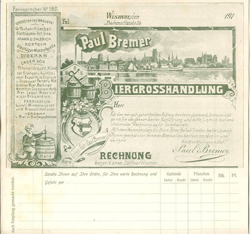 Wismar bier handlung - wismar,