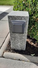 Basalt gartensteckdose - basalt,