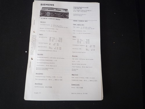 Original service manual - original,