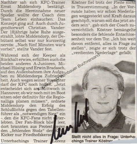 Original autogramm - original,