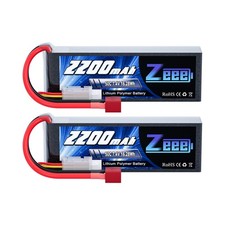 2x Zeee 2S Lipo Akku T Stecker