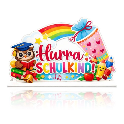 Tischdeko einschulung holz - tischdeko,