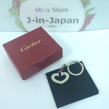 Cartier Herz Schlüsselanhänger Schlüsselring Charm silberfarben mit Box