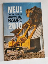 John Deere Allzweck-Raupe 2010 Prospekt, 6 Seiten