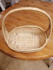 7 Körbchen f. Blumenmädchen, Basteln, Deko, geflochten 