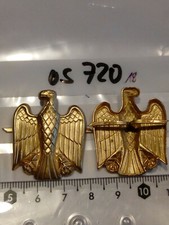 Polizei BGS Mützen Abzeichen Adler gold General 60er Jahre (os720)