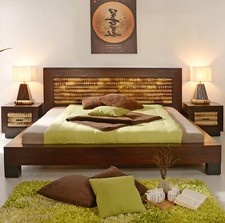 Bambusbett 160x200 Dream Braun