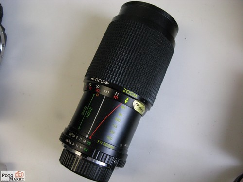 Tele zoomobjektiv 80 205 - 3,8, /