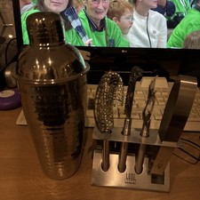 Cocktail Shaker Set Cocktailmixset Zubehör Barmixer-Set 5-teilig Edelstahl