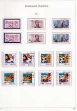 KABE Bi-collect Vordruckalbum mit Marken **/o  Bund 1994 - 1996