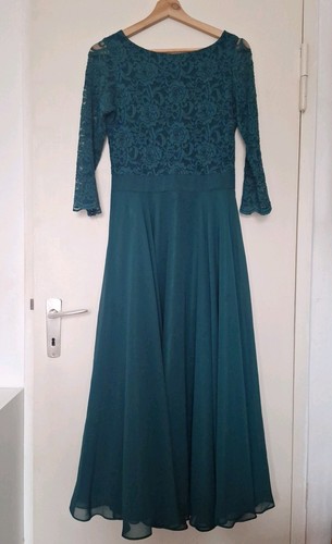 Abendkleid mit spitzenoberteil - abendkleid,