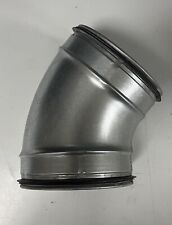 Wickelfalz 45° Grad Bogen Knie mit Lippendichtung für Lüftungsrohr NW 150mm 