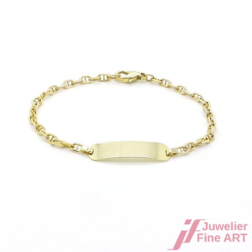 Armband 333 gelbgold 19 cm - armband,