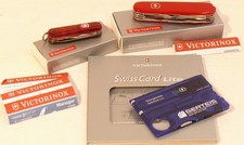 VICTORINOX MANAGER TASCHENMESSER WERBE MESSER KNIFE COUTEAU SACKMESSER SWISSCARD