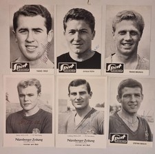 1. FC Nürnberg 6 Autogramme 60er Jahre Sport Magazin Nürnberger Zeitung
