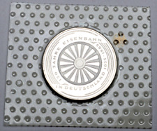 DEUTSCHLAND: 5 DM 1985 G: 150 JAHRE EISENBAHN, Cu-Ni, PP in NOPPENFOLIE, S34