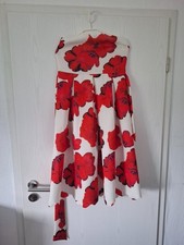 KLEID ASOS rot weiß mit